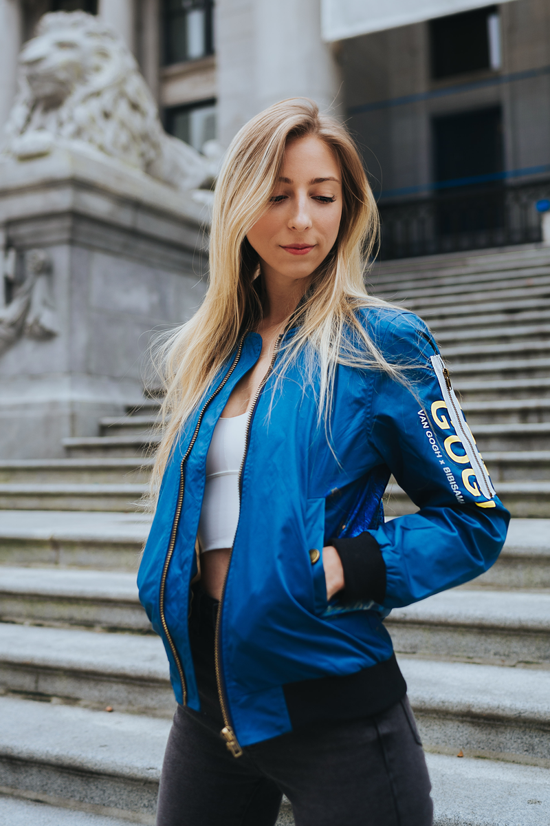 Vans van gogh bomber jacket sales