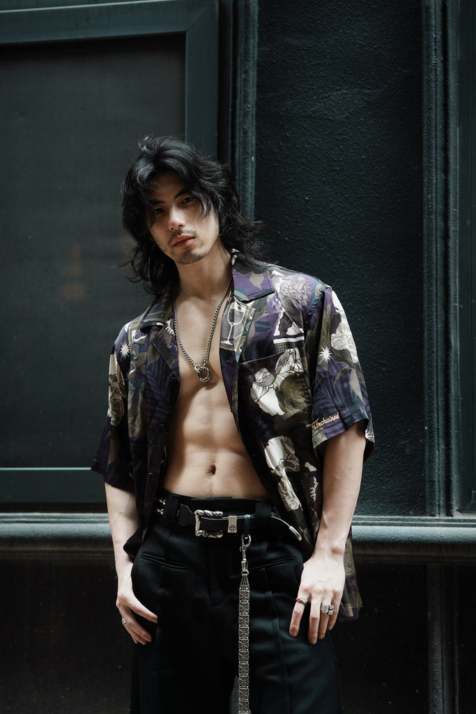 BAKI - Mr. Unchained Hawaiian Button-Up Shirt – Bibisama Apparel