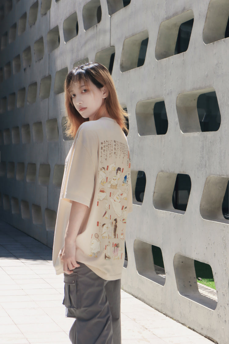 Gintama - Kabuki-City Encyclopedia Oversize Tee – Bibisama Apparel