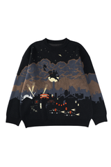 Gintama - The Roar of the Sleepless Kabuki-City Night Sky Sweater