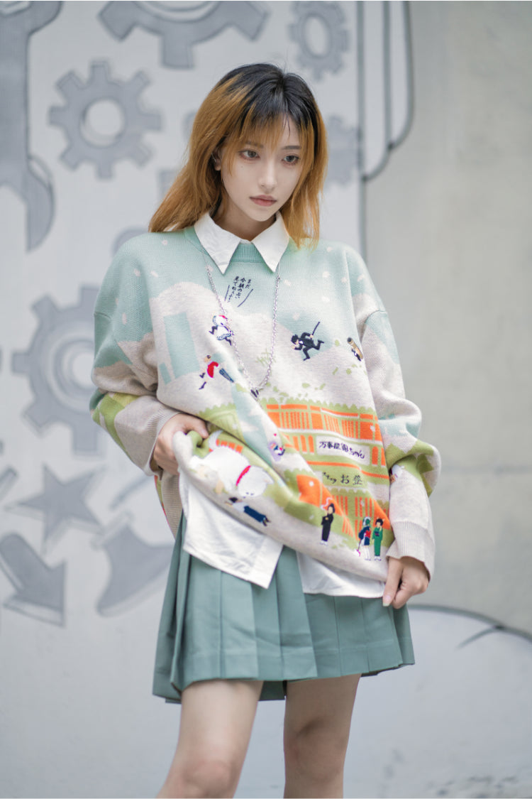 Gintama - Yorozuya in the Snow Day Sweater – Bibisama Apparel