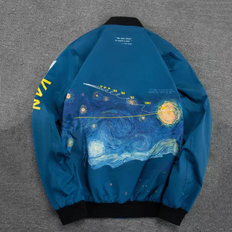 Starry Night Bomber Jacket – Bibisama Apparel