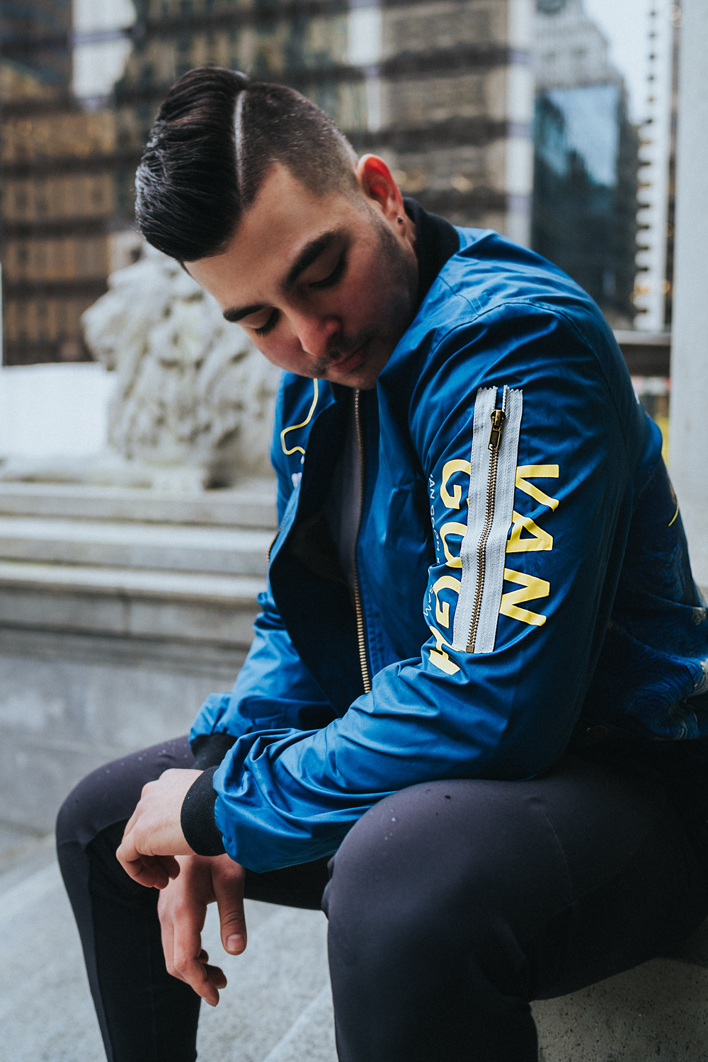 Vans van gogh bomber top jacket