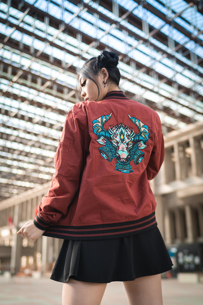 Zodiac Bomber - Ox – Bibisama Apparel Zodiac Bomber - Ox – Bibisama Apparel